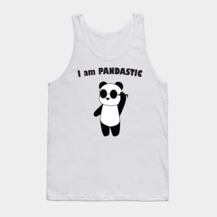 I Am Pandastic Glasses Panda, Unisex Shirt Tank Top